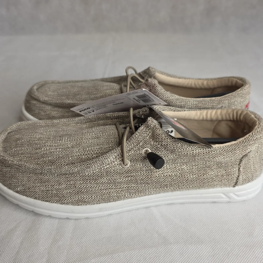 FOCO Men's NFL Team Logo Lightweight Loafers Atlanta Falcons Size M 9/10 NWT